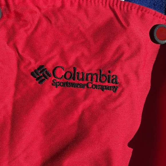 Columbia red size 4T unisex snow bib - Picture 8 of 10
